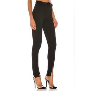 h:ours X Revolve Allison leggings with belt loops in black size XS